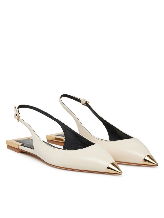 Elisabetta Franchi Sandale Elisabetta Franchi SA-07L-51E2 Écru