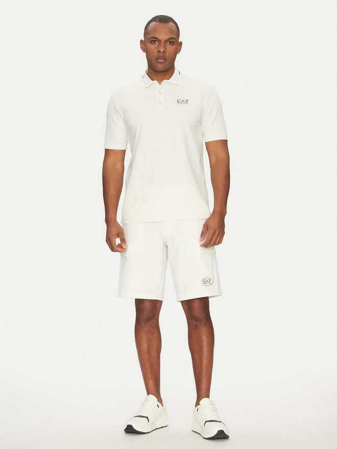 EA7 Emporio Armani EA7 Emporio Armani Poloshirt 7M000184 AF13511 U0005 Weiß Regular Fit