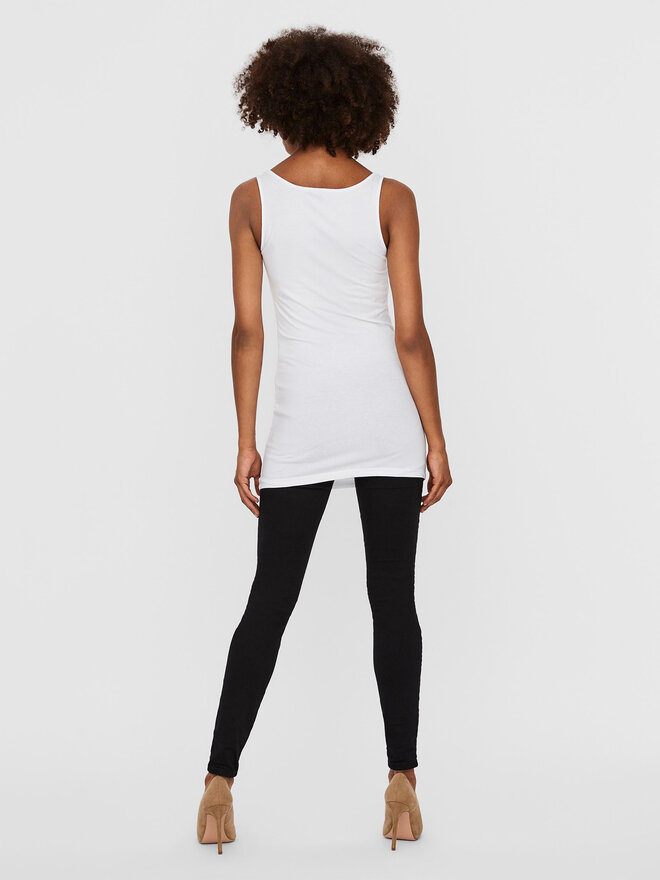 Vero Moda Vero Moda Τοπ Maxi 10185110 Λευκό Regular Fit