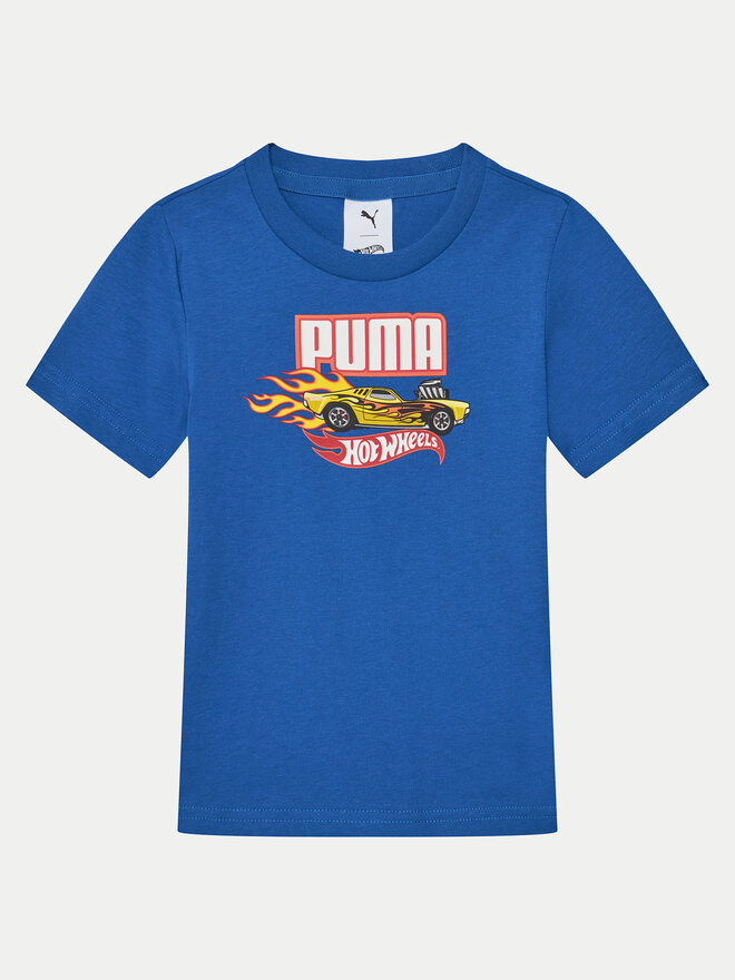 Puma Puma Marškinėliai Hot Wheels 630069 Mėlyna Regular Fit