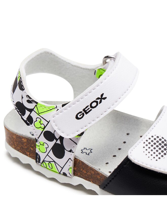 Geox Sandály Geox B Sandal Chalki Boy B152QC 000BC C0552 M Bílá