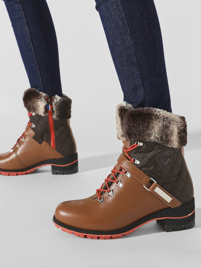 Rossignol Schnürstiefeletten Rossignol Megeve RNJW220 Braun