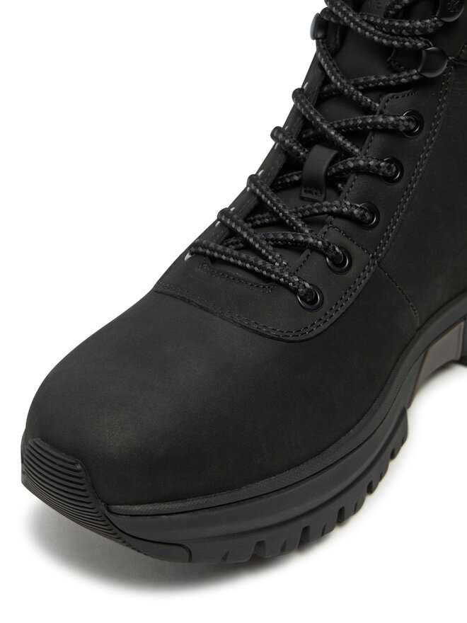 Calvin Klein Jeans Trapper stila apavi Calvin Klein Jeans Hybrid Wp Boot Laceup Rebellious YM0YM01077 Melns