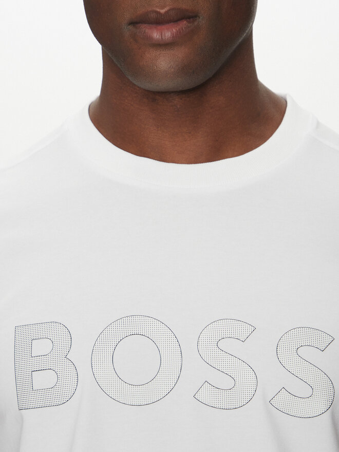 BOSS BOSS Camiseta TL Logo 50535170 Blanco Regular Fit