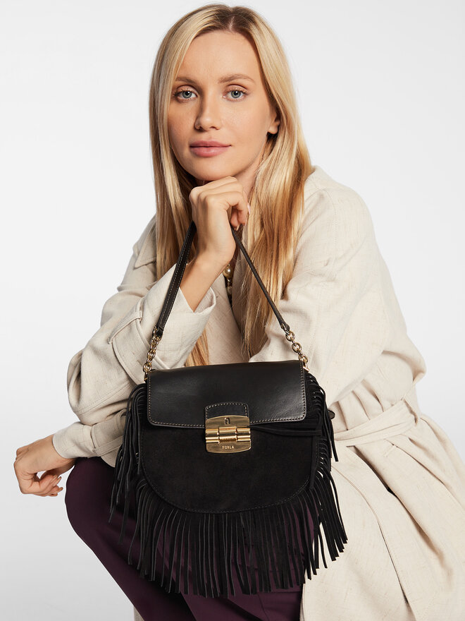 Furla Kabelka Furla Club 2 WB00619-BX0884-O6000-1-007-20-CN-B Černá