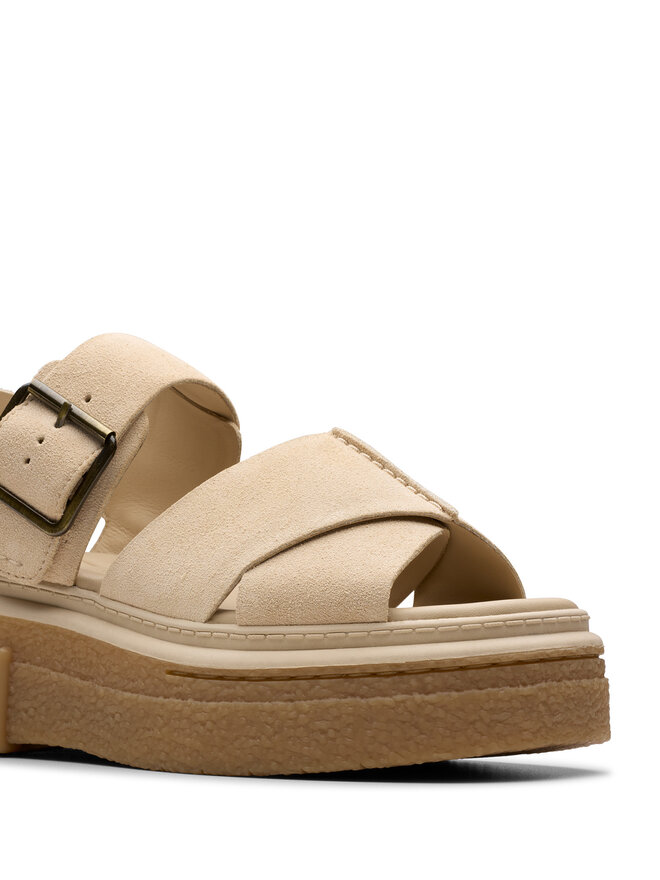 Clarks Szandál Clarks Evamar Wish 26181202 Bézs