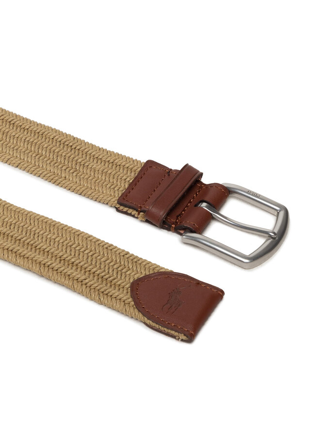 Polo Ralph Lauren Vyriškas Diržas Polo Ralph Lauren 35Mm Braid Stretch 405666041004 Ruda
