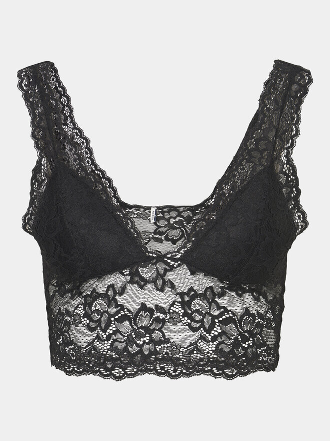Pieces Pieces Bralette-BH Lina 17096003 Schwarz