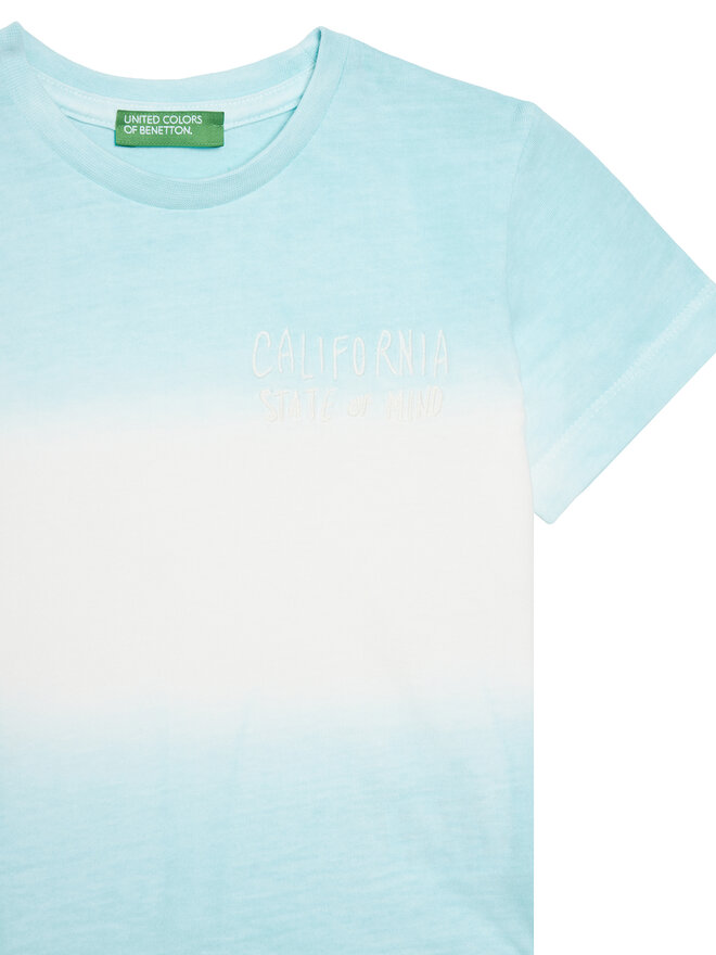 United Colors Of Benetton United Colors Of Benetton T-Shirt 3NPDG10J5 Blau Regular Fit