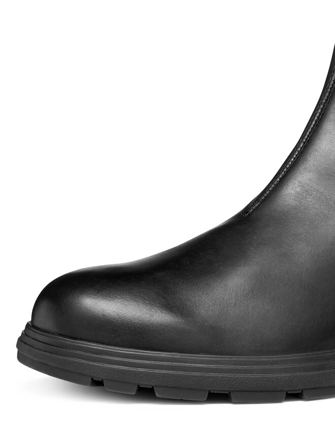 Geox Kotníková obuv s elastickým prvkem Geox U Meiern U56LZA 000FF C9999 Černá