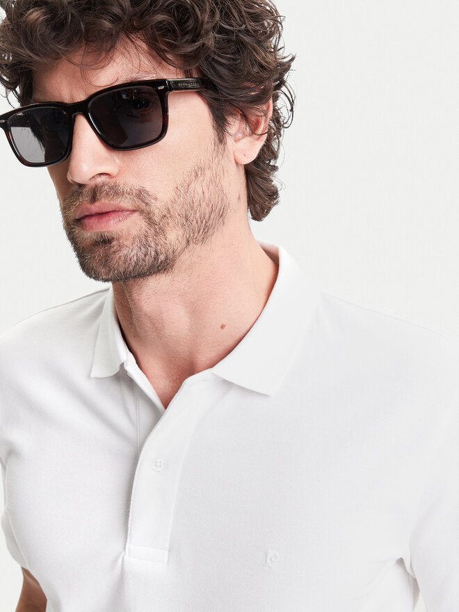 Pierre Cardin Pierre Cardin Pólóing C5 21354.2110 Fehér Regular Fit