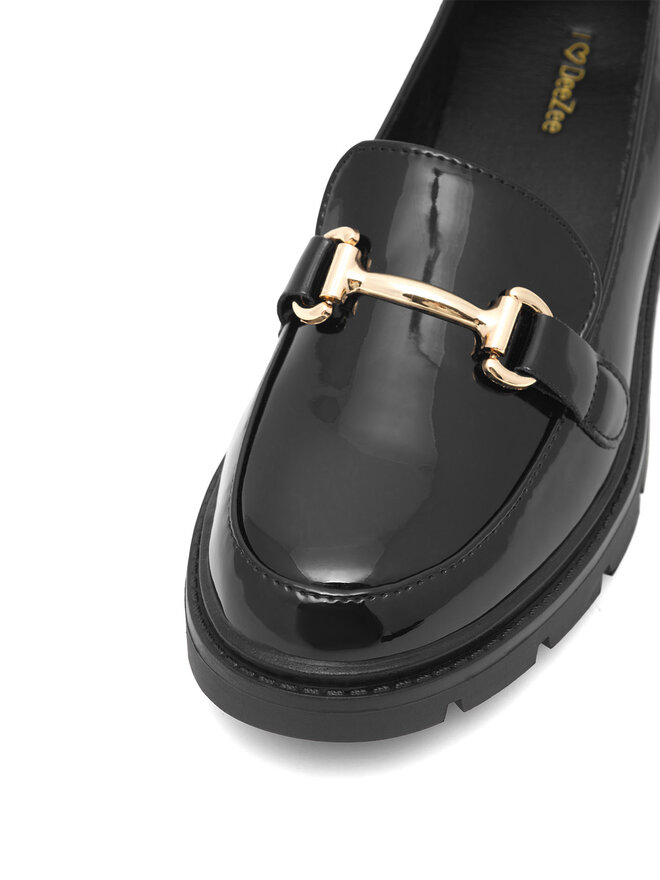 DeeZee Loafersy DeeZee FLORENCE HY60116-3 Czarny