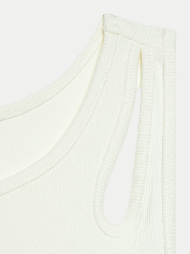Kids ONLY Kids ONLY Top Nessa 15263437 Weiß Tight Fit