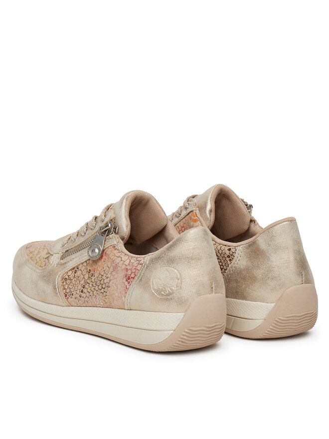 Rieker Sneakersy Rieker N1112-91 Béžová