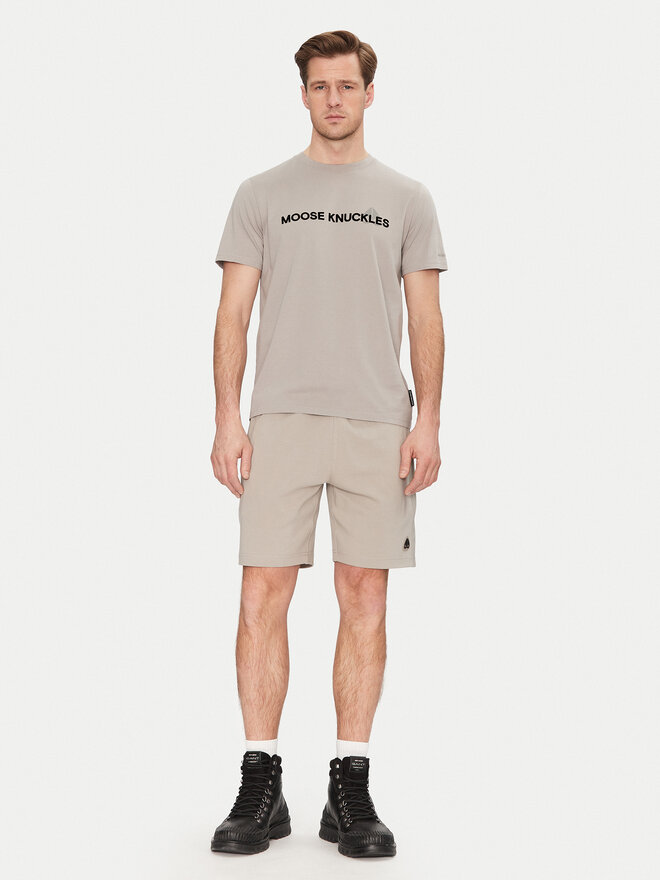 Moose Knuckles Moose Knuckles Футболка Conway M15MT760 Сірий Regular Fit