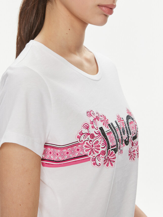 Liu Jo Liu Jo T-Shirt MA4340 JS923 Weiß Regular Fit