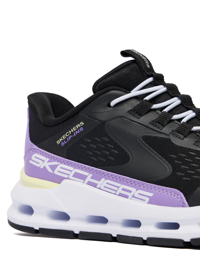 Skechers Sneakers Skechers Glide-Step + 303654L BKPR Schwarz