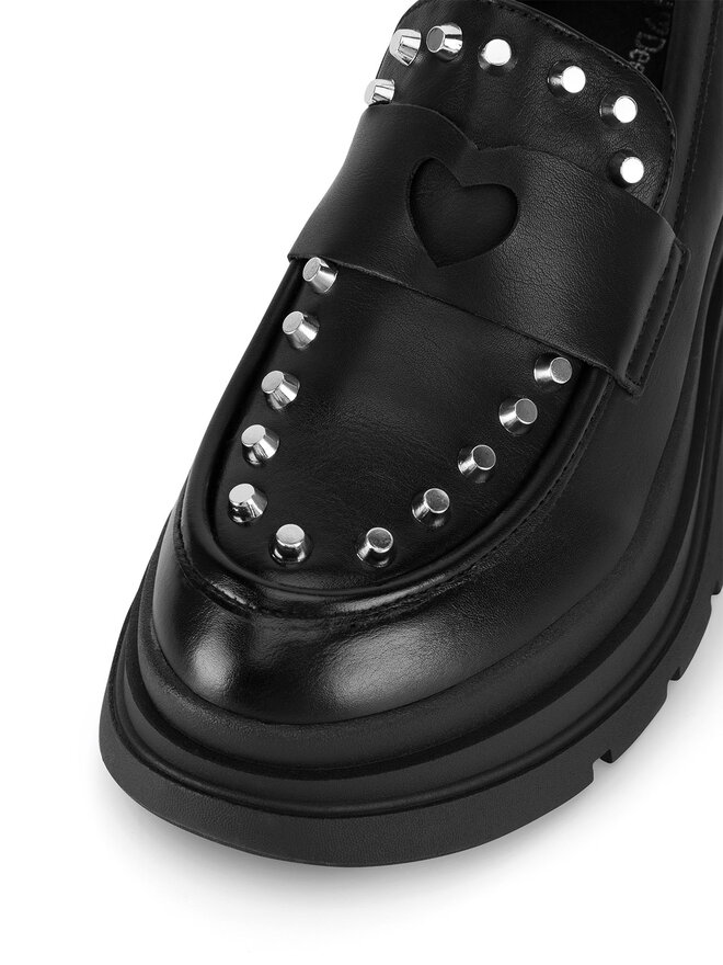 DeeZee Loafersy DeeZee 20253-5 Czarny
