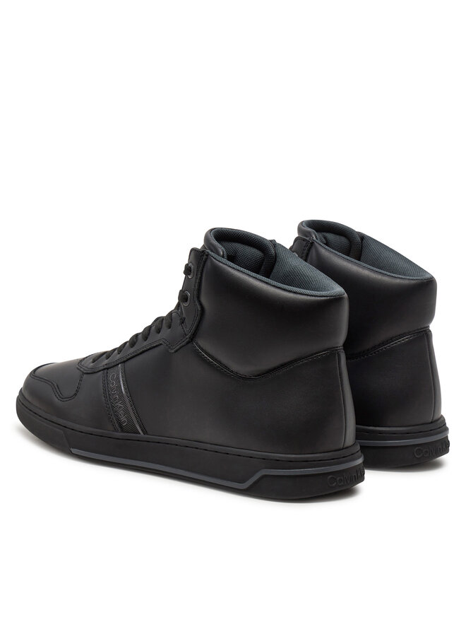 Calvin Klein Sneakers Calvin Klein High Top Lace Up Logo HM0HM01492 Nero