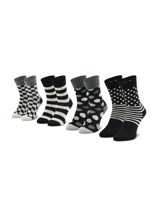 Happy Socks Довгі шкарпетки Happy Socks XCBW09-9100 Чорний