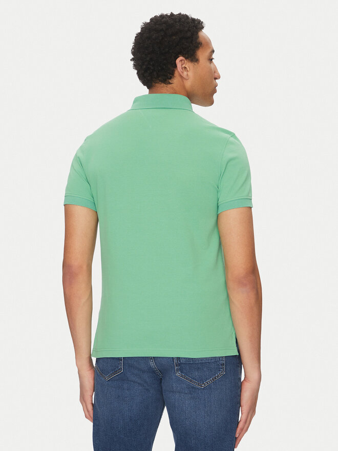 Tommy Hilfiger Tommy Hilfiger Poloshirt 1985 MW0MW17771 Grün Slim Fit