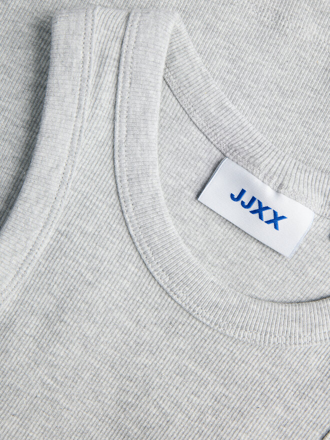 JJXX JJXX Top 12224661 Grau Rib Fit