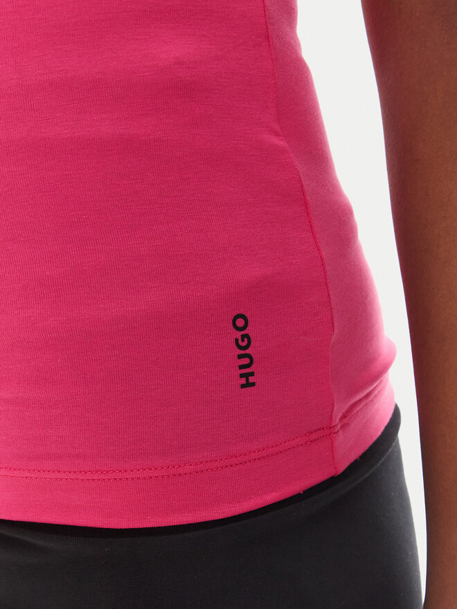 HUGO HUGO 2er-Set Tops 50469682 Écru Regular Fit