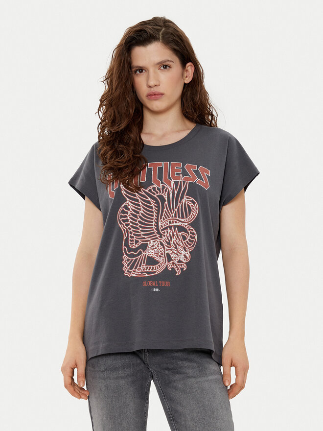 JJXX JJXX Póló Wilma 12274694 Szürke Boxy Fit