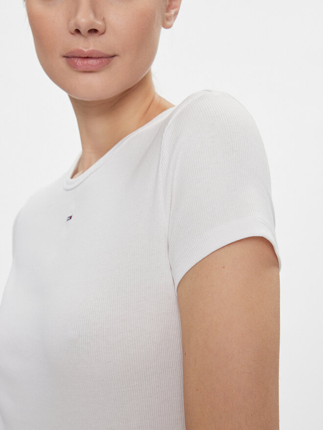 Tommy Jeans Tommy Jeans Camiseta Essential DW0DW17383 Blanco Slim Fit