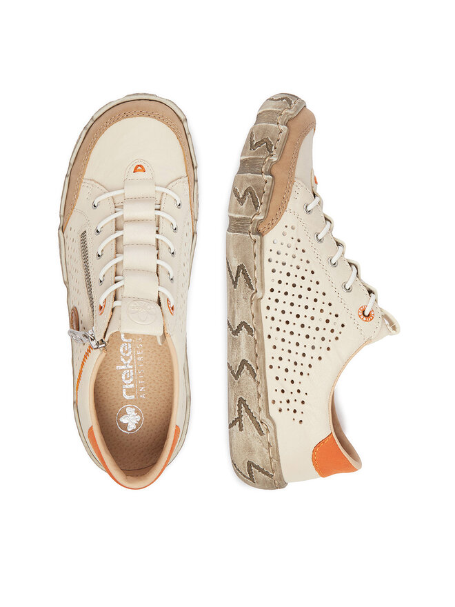 Rieker Halbschuhe Rieker L0355-61 Beige
