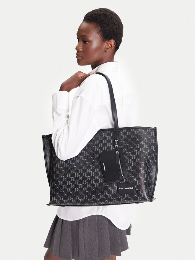 KARL LAGERFELD Handtasche KARL LAGERFELD A1W30183 Schwarz