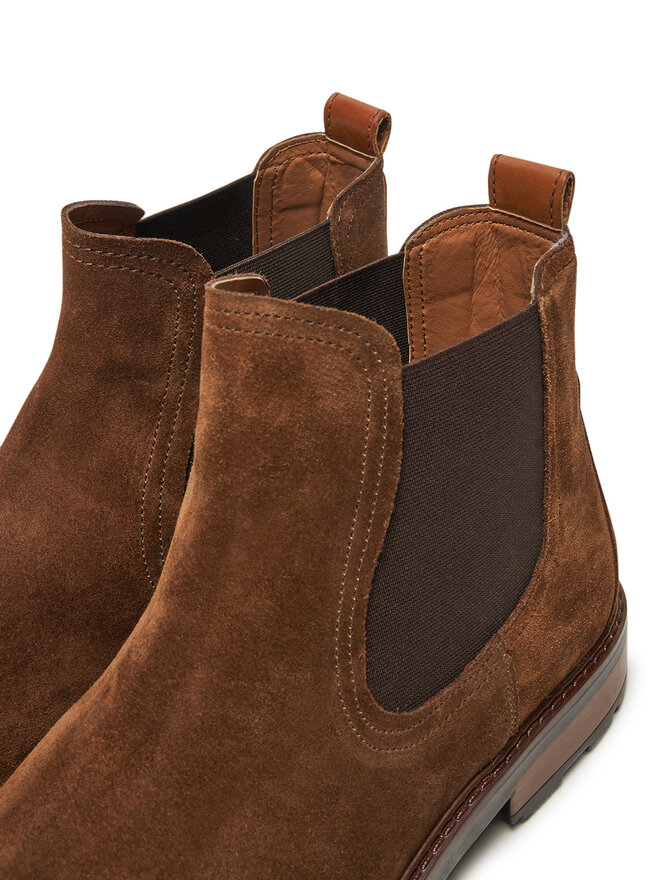 Pepe Jeans Sztyblety Pepe Jeans Leeds Chelsea PMS50246 Brązowy