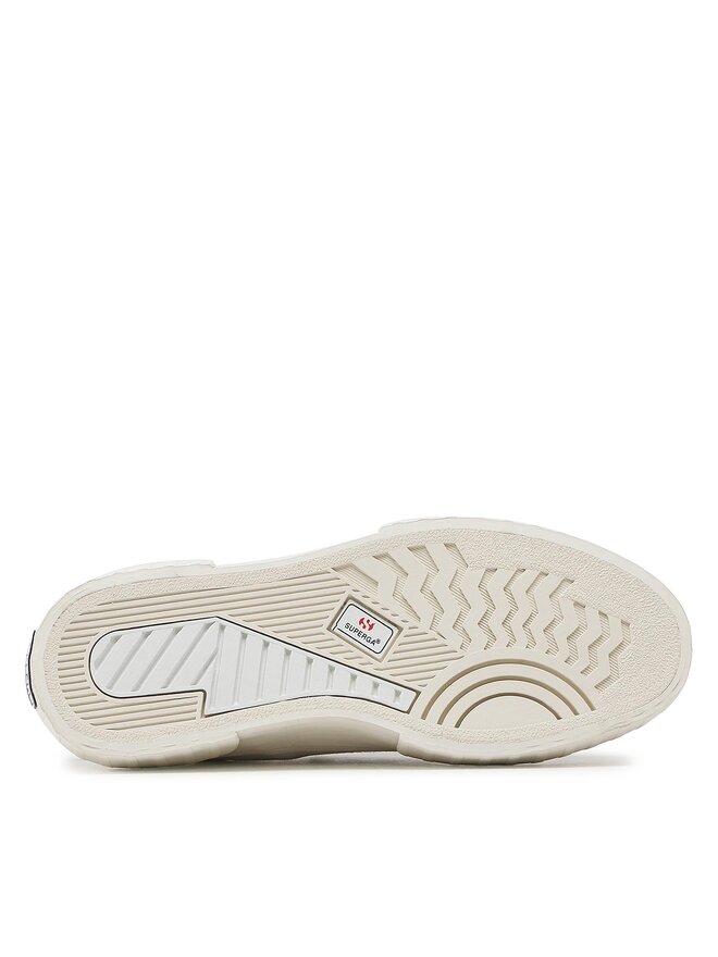 Superga Tornacipő Superga Stripe Platform 2631 S5111SW Fehér
