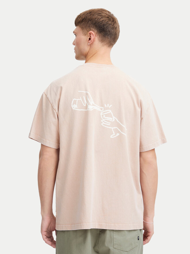 Solid Solid Camiseta Ismail 21108240 Beis Regular Fit