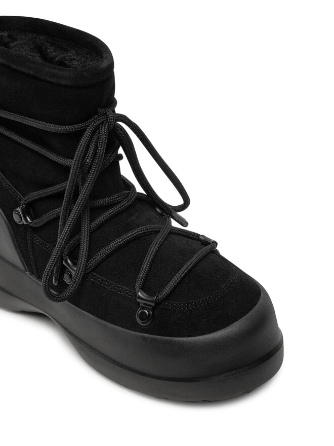 Moon Boot Schneeschuhe Moon Boot Luna Boot Suede 80D2480030 Schwarz