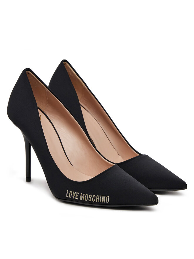 LOVE MOSCHINO Szpilki LOVE MOSCHINO JA10059G1MIM0000 Czarny