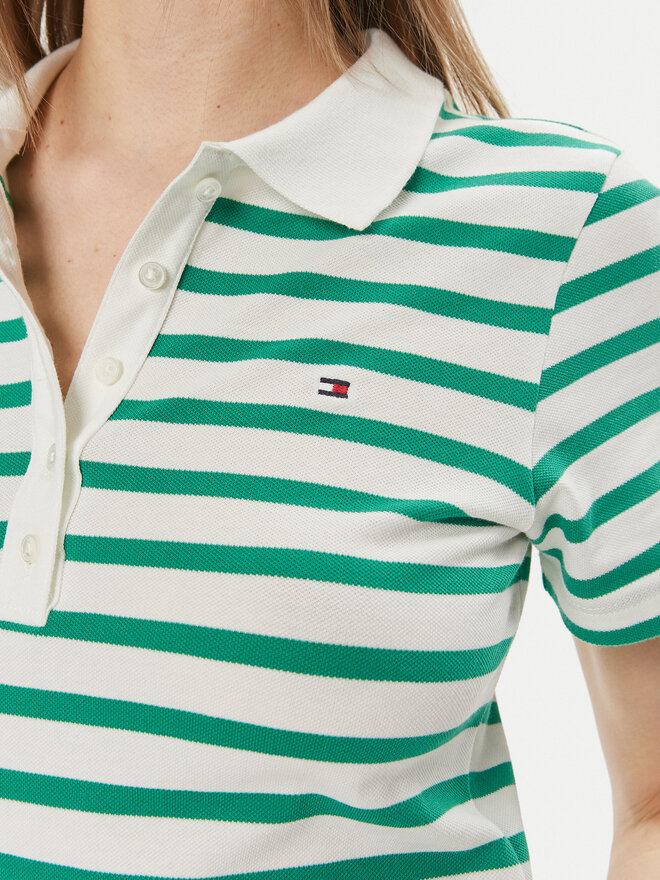 Tommy Hilfiger Tommy Hilfiger Poloshirt 1985 WW0WW39530 Grün Slim Fit