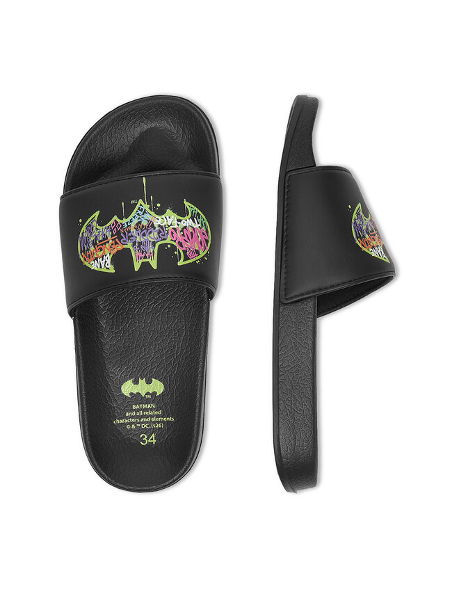 Batman Pantoletten Batman CEO-CP90-SS26-215WBBAT Schwarz