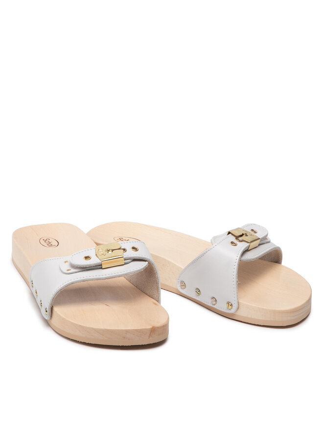 Scholl Παντόφλες Scholl Pescura Flat F29489 1065 350 Λευκό