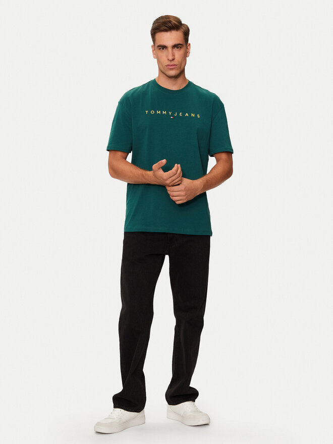 Tommy Jeans Tommy Jeans Camiseta DM0DM19694 Verde Regular Fit