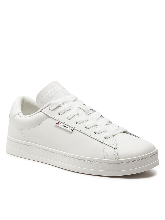 Tommy Jeans Sneakers Tommy Jeans Tjm Leather Low Cupsole EM0EM01374 Écru
