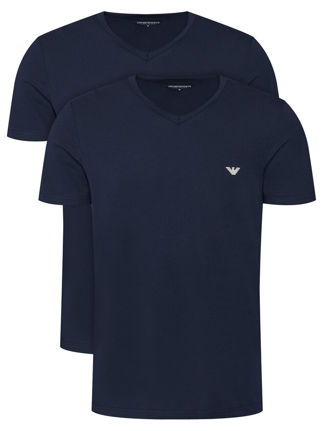 Emporio Armani Underwear Emporio Armani Underwear 2er-Set T-Shirts EM000392 AF14132 MB143 Dunkelblau Regular Fit