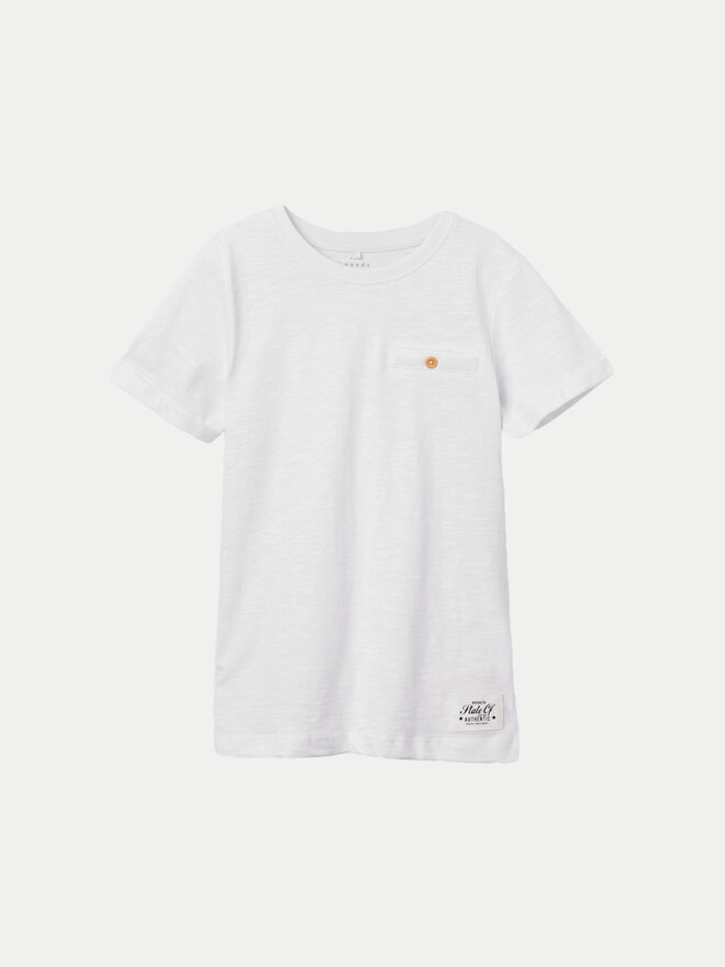 NAME IT NAME IT Marškinėliai Vincent 13201047 Balta Regular Fit