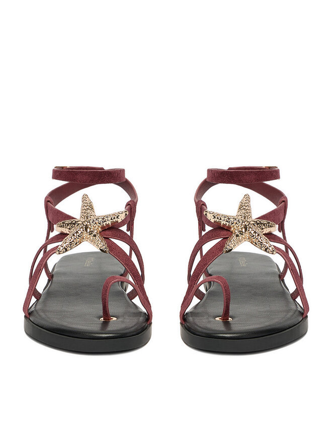 DeeZee Sandalen DeeZee CEO-YLD-F9678 Dunkelrot