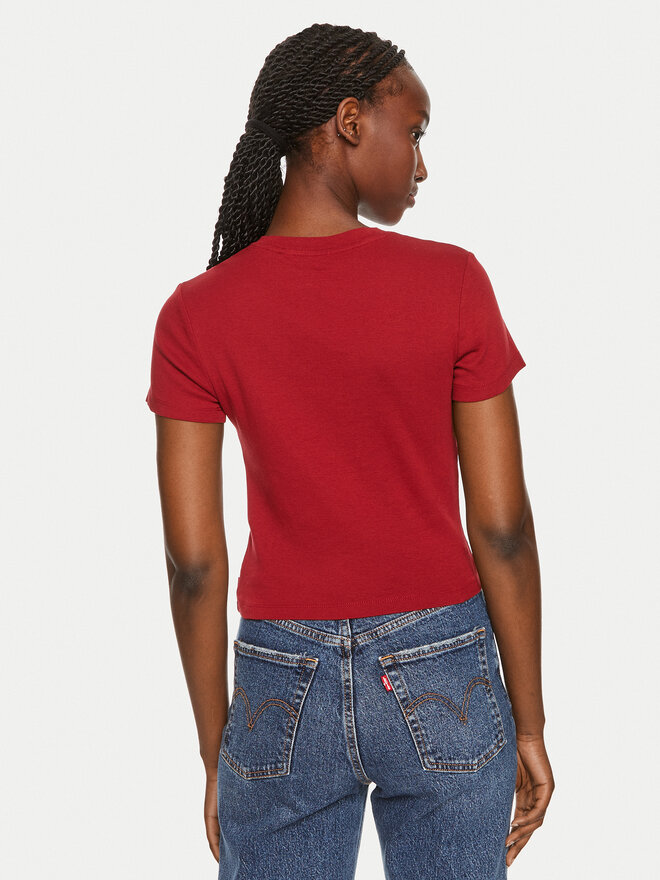 Levi's® Levi's® Marškinėliai Essential Sporty A8798-0025 Raudona Slim Fit