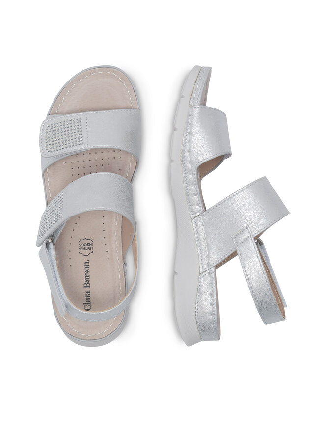 Clara Barson Sandale Clara Barson WS040801-01 Argintiu