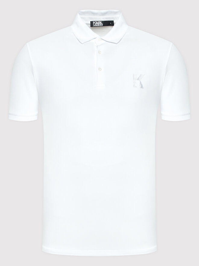 KARL LAGERFELD KARL LAGERFELD Poloshirt 745890 500221 Weiß Regular Fit