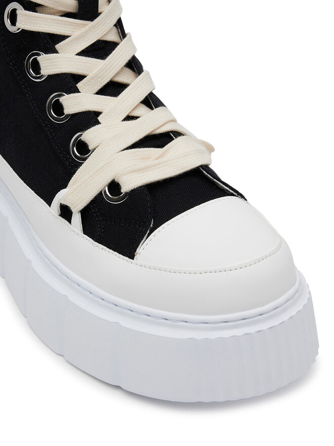Inuikii Tornacipő Inuikii Matilda Canvas High 30103-025 Fekete