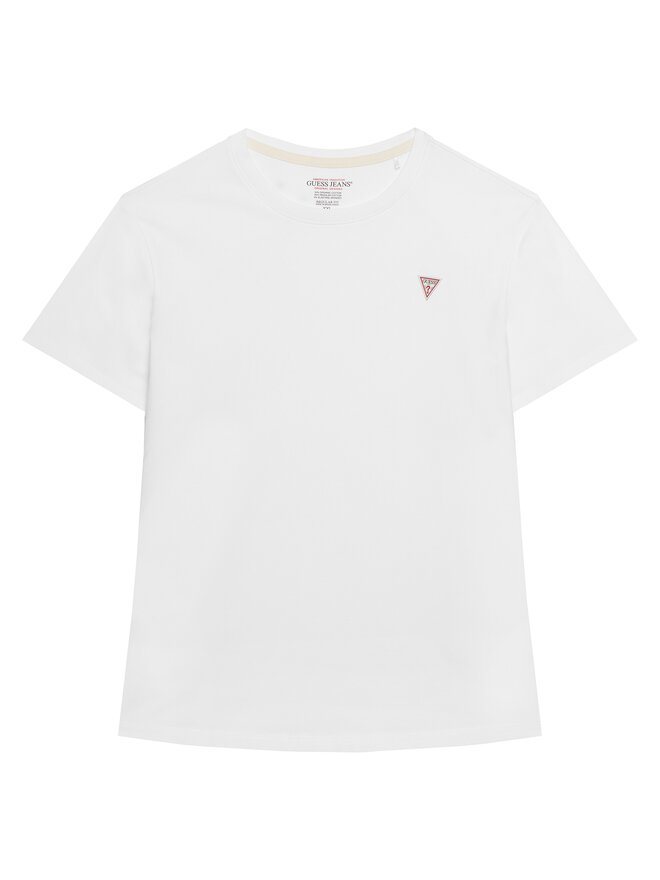 Guess Jeans Guess Jeans T-Shirt W4YI10 J1314 Weiß Regular Fit