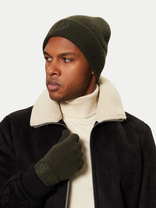 Jack&Jones Sapka és kesztyű szett Jack&Jones 12264109 Zöld